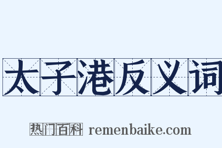 太子港反义词是什么意思的图片